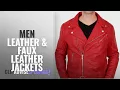 Jordan Men Leather Faux Leather Jackets Winter 2018 Jordan Craig Men s Classic Padded PU Biker