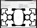 Calculator of geometric properties of a profile in Python