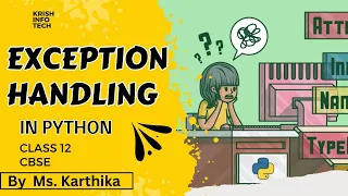 CBSE CLASS 12 Computer Science Exception Handling in Python Tamil