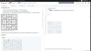 Valid Sudoku LeetCode