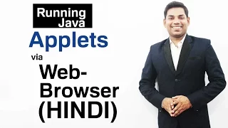Running Java Applet using Web Browser and Applet Viewer HINDI