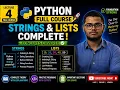 Python Programming Strings Lists Complete tutorial for begginers