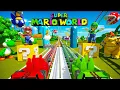 MARIO KART Mario vs Luigi Dueling Roller Coaster POV Front Seat