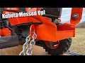 The One Part Kubota Forgot About JU Fabworks Tie Down Points Installation