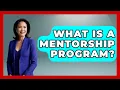 What Is A Mentorship Program - The College Explorer