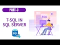 Use T-SQL in SQL Server Part-3