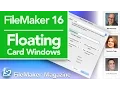 FileMaker 16 Tutorial - Floating Card Windows