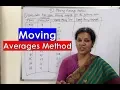 Moving Averages from Time Series in Statistics