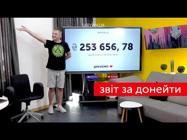 Скрипін звітує за донейти | Липень 2020 | Дякуємо! ❤️ 