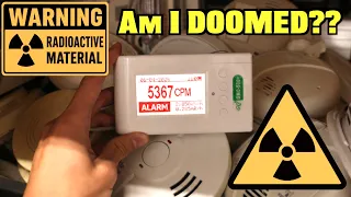 How Radioactive is my Fire Alarm Collection Geiger Counter Results