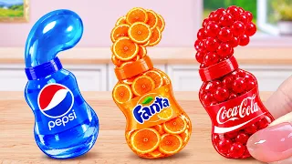 🍯 Tiny Honey Jelly Recipe 🍼 Making Colorful Miniature Fruit Jelly | Sweet Baking