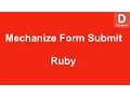 Ruby Mechanize Form Submit