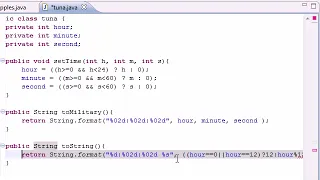 Java Programming Tutorial 37 Display Regular time