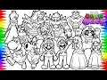 The NEW SUPER MARIO GALAXY Movie ALL Characters Super Mario Galaxy Movie Coloring Page