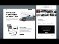 HOW TO CREATE A RESPONSIVE CAR RENTAL WEBSITE - HTML CSS JAVASCRIPT