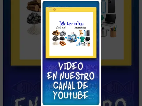 Propiedades de los #materiales y sus tipos 🌐 #shorts #ciencia #Física #química #ACiertaCiencia