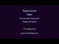 Tequila Sunrise - Eagles (play-along for guitar)