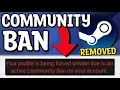 How to Remove Appeal a Steam Community Ban 2026