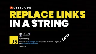 How to Replace Links in a Text with Custom and Clickable Anchor Links