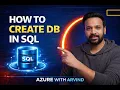 1 How to Create DB using SQL Server in Hindi