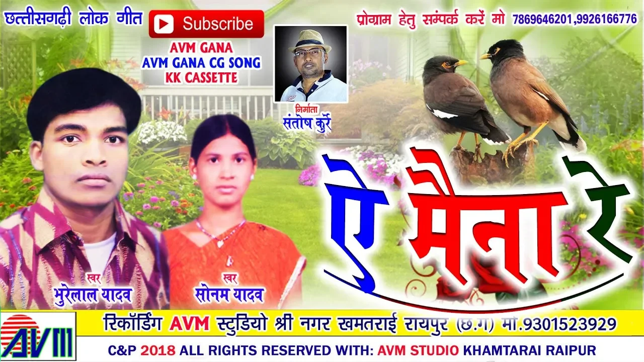 भूरेलाल यादव-Cg Song-Ae Maina Re-Bhurelal Yadav-Sonam Yadav-New Chhattisgarhi Geet Video HD 2018-