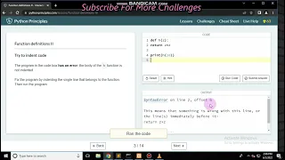 Python Principles Challenges Functions iii