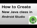 How to Create Java Class in Android Studio Java Class Android Studio Tutorial Shreya s Stuff