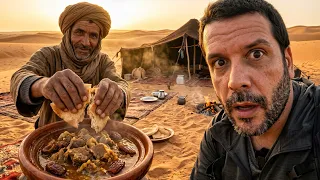 Provando COMIDA NÔMADE no deserto do Saara 🇲🇦