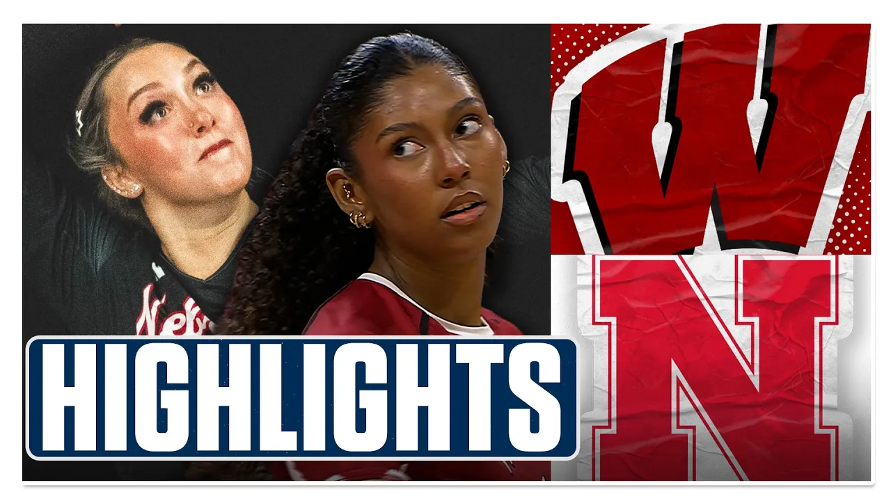 No. 7 Wisconsin vs No. 1 Nebraska Highlights 🏐 Women’s Volleyball on FOX