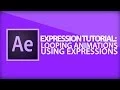 After Effects Tutorial Loop Expressions