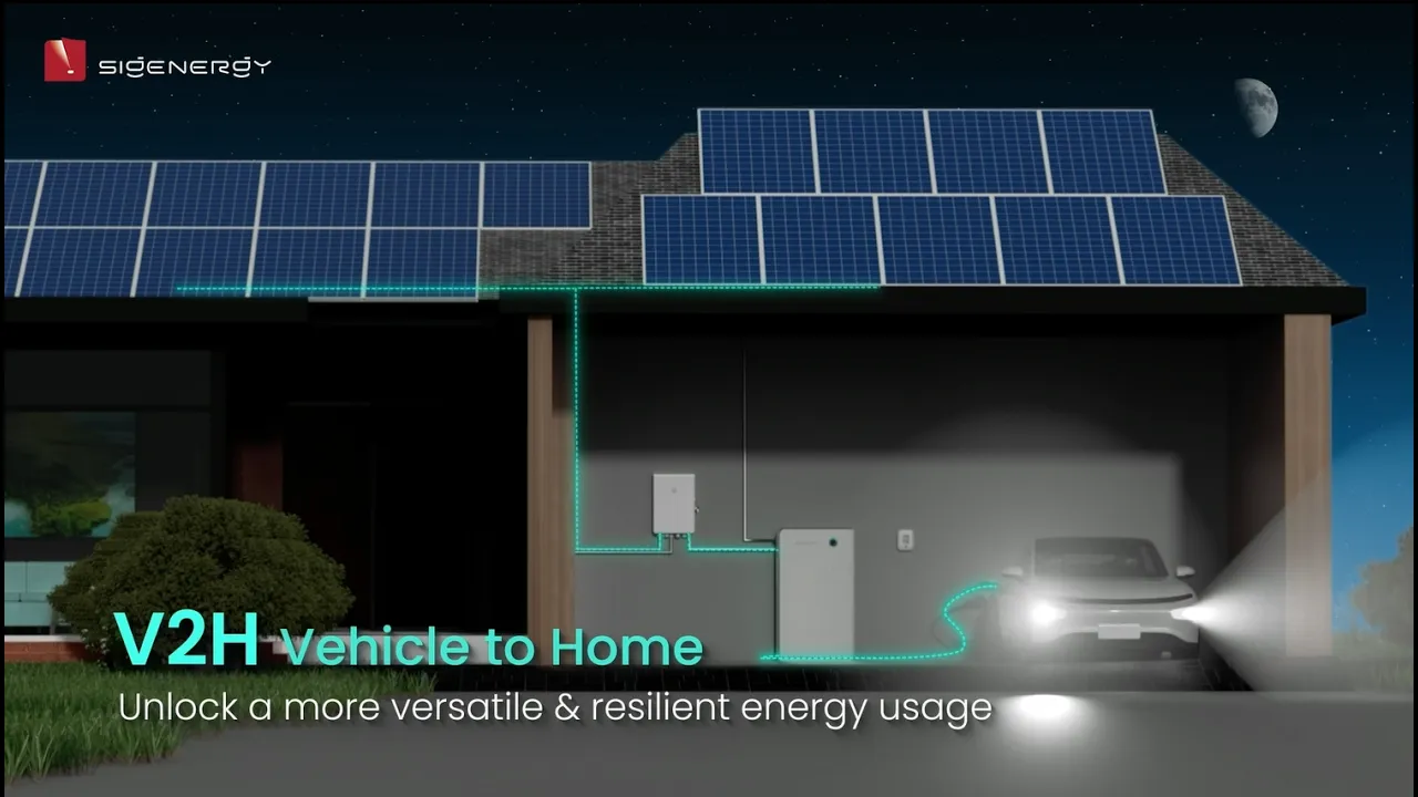Sigenergy home and EV energy video