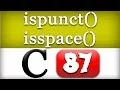 ispunct isspace Functions in C Programming Language Tutorial