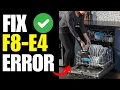maytag dishwasher error code F8-E4 - How To Fix