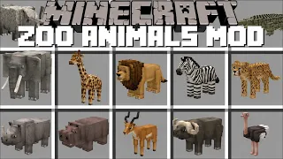 Minecraft ZOO ANIMAL MOD / BREED THE ANIMALS AND WATCH THEM GROW!! Minecraft