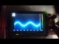 Audio Spectrogram Waterfall with FM Demo STM32F746