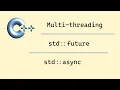 Modern C Multi-threading async function future class