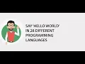 learn to printf hello basic C program Printing Hello World MS-DOS C C Language