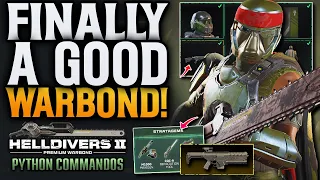 Helldivers 2 S-Tier Warbond Python Commandos