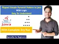 Star Pattern - 6 How To Print Flipped Simple Pyramid Pattern In Java Using For Loop VS Code