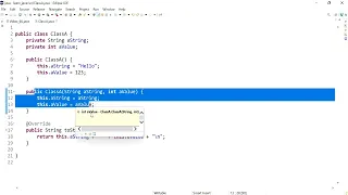 Java 66 Constructor overloading
