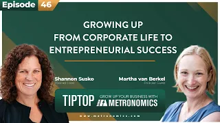 Growing Up from Corporate Life to Entrepreneurial Success with Martha van Berkel!