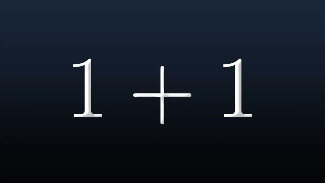 Literal Proof 1+1=2