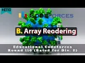 B Array Reodering Educational Codeforces Round 110 Rated for Div 2 Hindi Editorial
