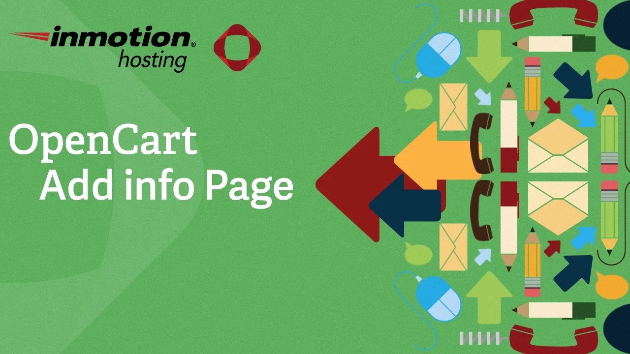 OpenCart - Add Info Page