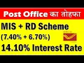 Post Office MIS RD Scheme Monthly Income Scheme Recurring Deposit MIS plus RD Calculator 2024