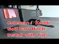 Lowes Coleman Golf Cart Hitch Install Kandi Cruiser