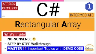 C Rectangular Array 2D Multidimensional Matrix Syntax Declaration Initialization Demo