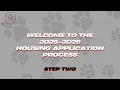 Housing Application Tutorial Step 2 2025-2026 Alabama A M Residential Life Housing