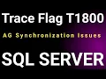 Trace Flag T1800 Slow synchronization when disks have different sector sizes in SQL Server AG