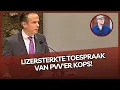 Lagu PVV'er Kops stelt niet teleur en geeft een ijzersterke toespraak! 